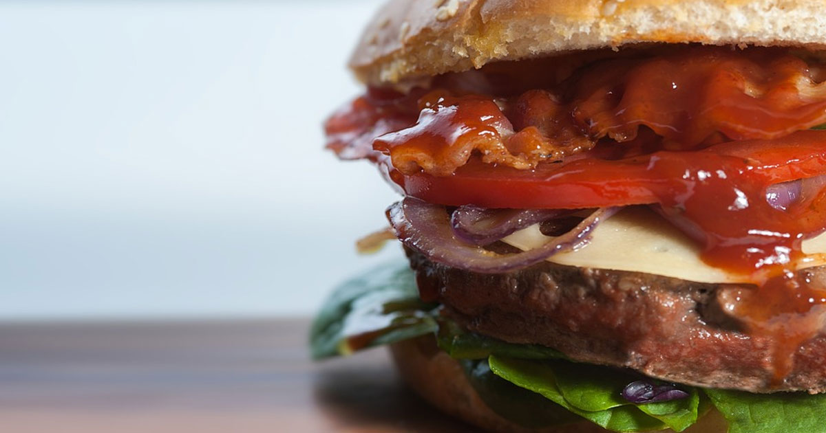 A loaded hamburger in Lafayette, LA