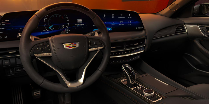 the interior of a 2025 Cadillac CT5