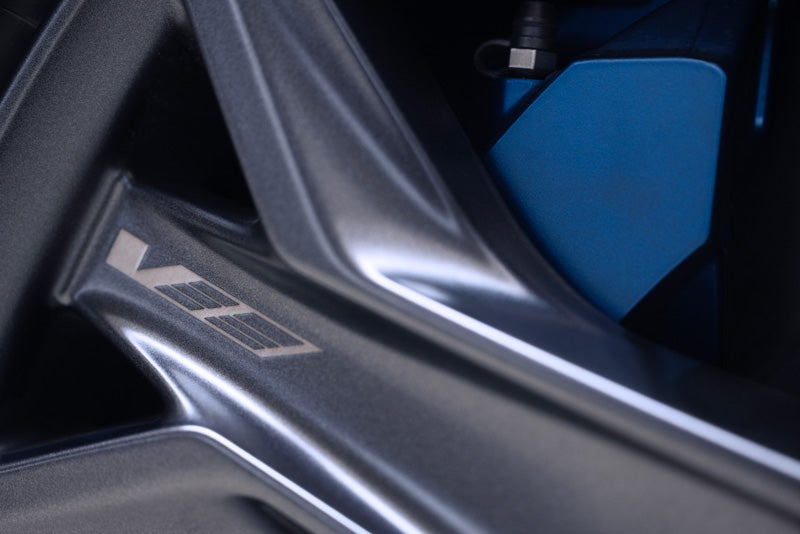 Close-up of the 2026 OPTIQ-V Brembo Performance Front Brakes | Service Cadillac in Lafayette LA